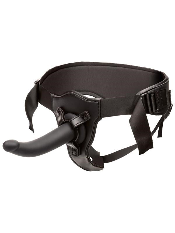 California Exotics Onyxxx Support Strap On With Silicone Probe - Strap On Sextoys