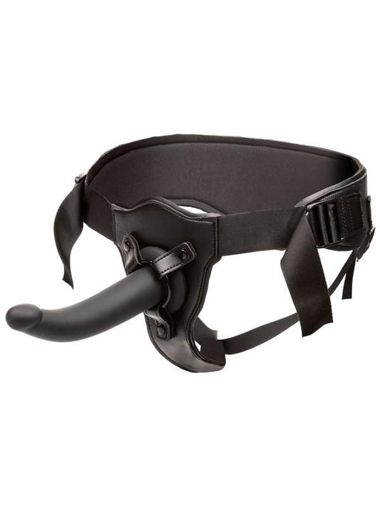 California Exotics Onyxxx Support Strap On With Silicone Probe - Strap On Sextoys