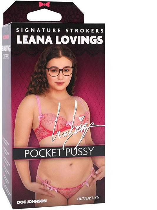 Doc Johnson Leana Lovings ULTRASKYN Pocket Pussy Stroker - Masturbators and Strokers