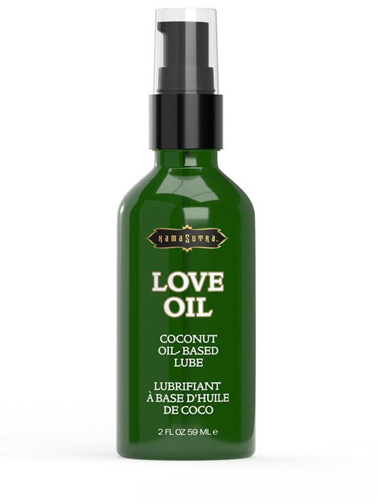 Kama Sutra LOVE OIL Coconut Oil Based Lube & Body Glide 59 ml - Massage Oils and Lubricants