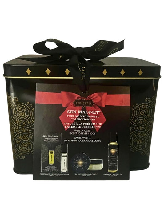 Kama Sutra Sex Magnet Vanilla Amber Massage Oil Gift Set - Massage Oils and Lubricants
