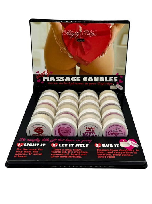 Kama Sutra Valentines Massage Candle Prepack Tray - Sex Pheromones and Perfumes
