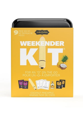 Kama Sutra Weekender Massage Oils & Vibrator Set 12 Prepack - Sex Kits