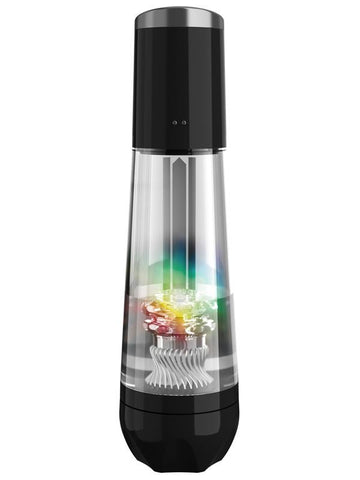 PDX Elite ViewTube MAX View Rechargeable Mens Stroker Black - Masturbators and Strokers