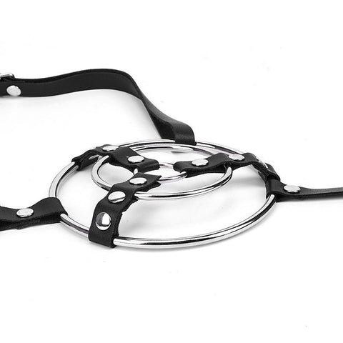 BDStyle Female Fetish Metal Ring Bra - Her Fetish