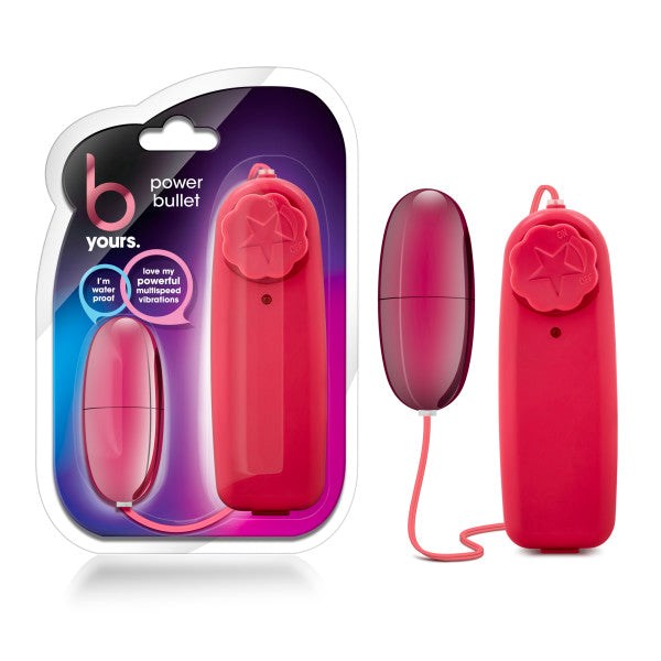 Blush Novelties B Yours 5.3 cm Multi Speed Power Bullet Vibrator - Bullet Vibrators