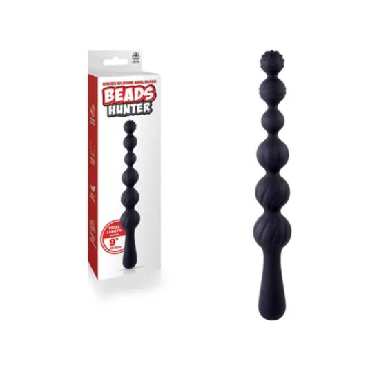 Excellent Power Beads Hunter Nubbed and Ribbed Anal Beads - Anal Beads and Balls