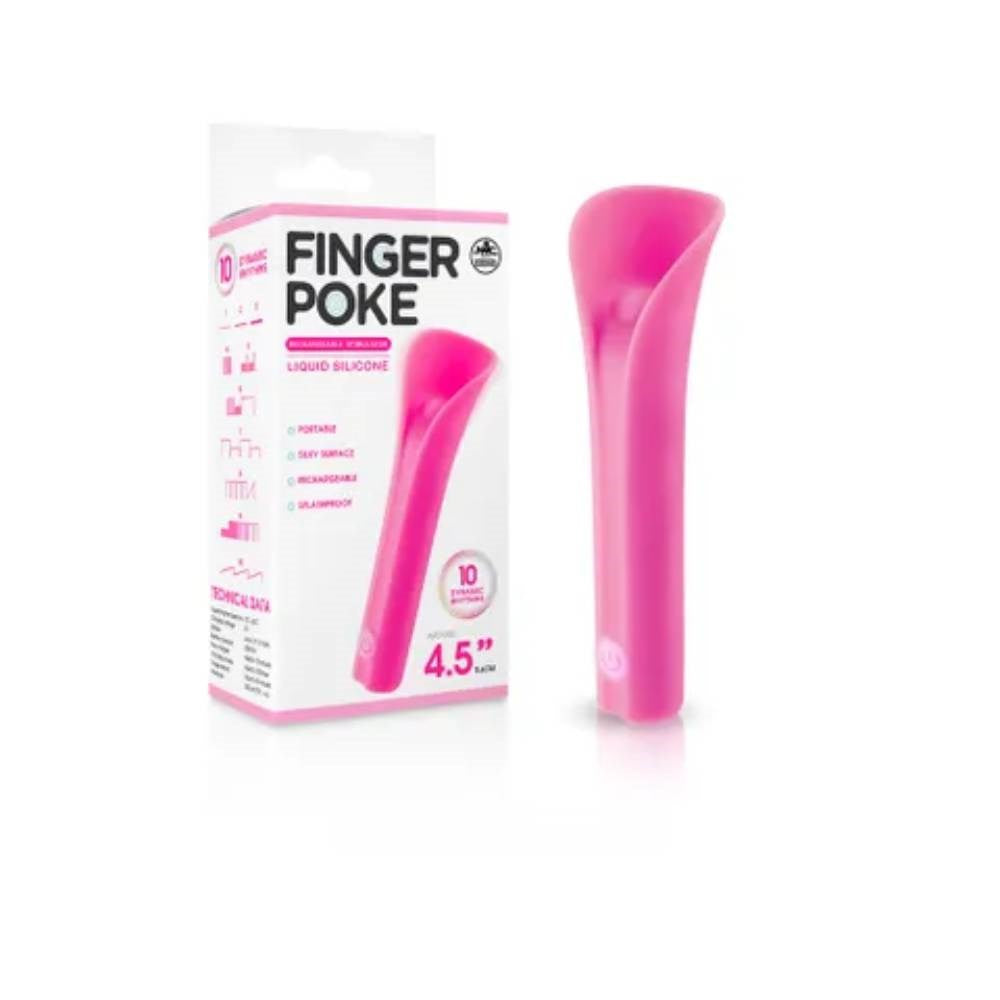 Excellent Power Finger Poke 11.4 cm Multi Function Bullet Vibrator - - Bullet Vibrators