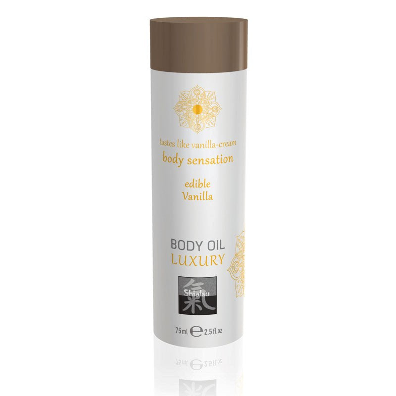 Hot Production SHIATSU Luxury Edible Body Massage Oil 75 ml - Massage Oils and Lubricants