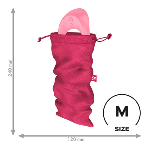 Satisfyer Treasure Adult Toy Storage Bag Pink - Vibrator Accessories