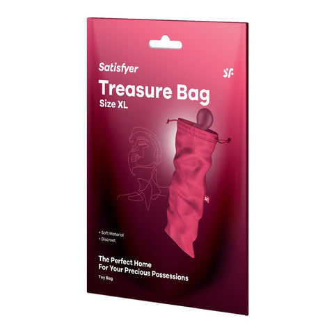 Satisfyer Treasure Adult Toy Storage Bag Pink - Vibrator Accessories