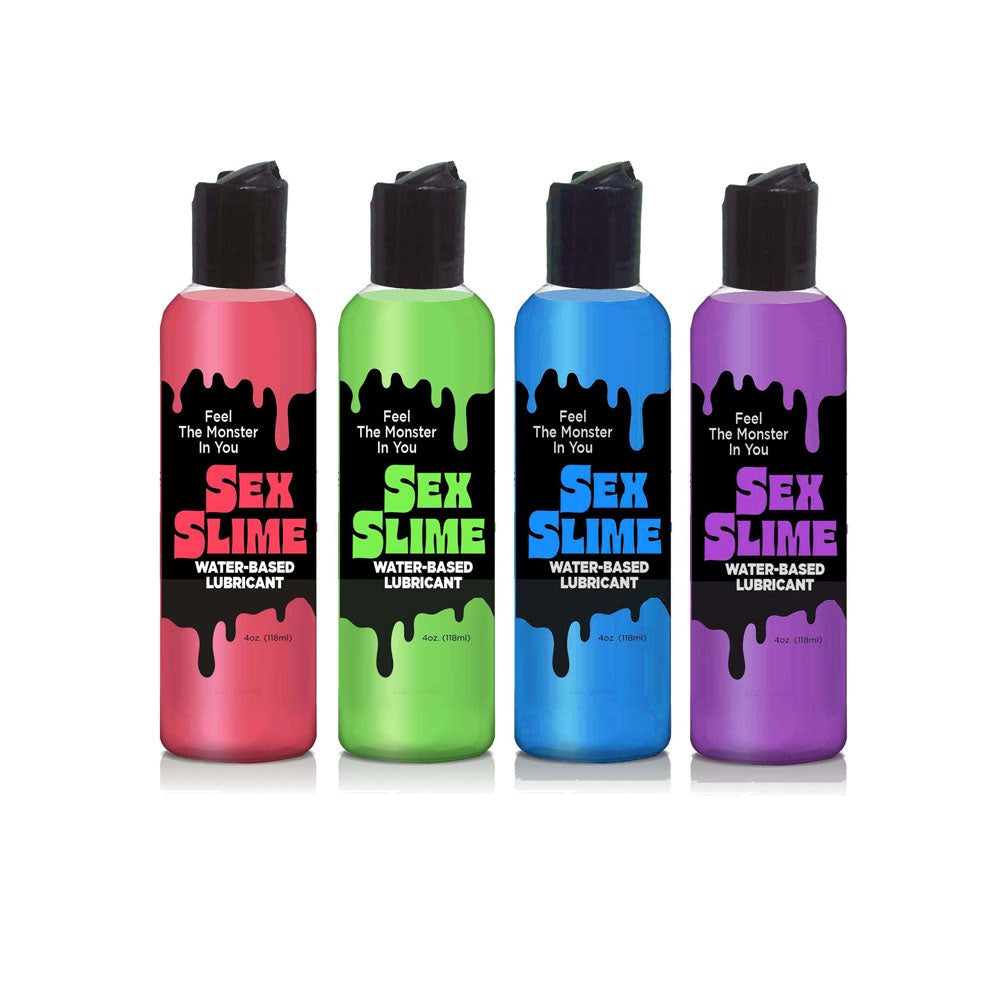 Little Genie Sex Slime Creature Water Based Lubricant Blue - Water Based Lubes