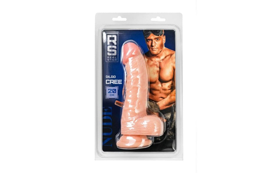Real Stick Nude Realistic Dildo With Balls Cree - - Realistic Dildos