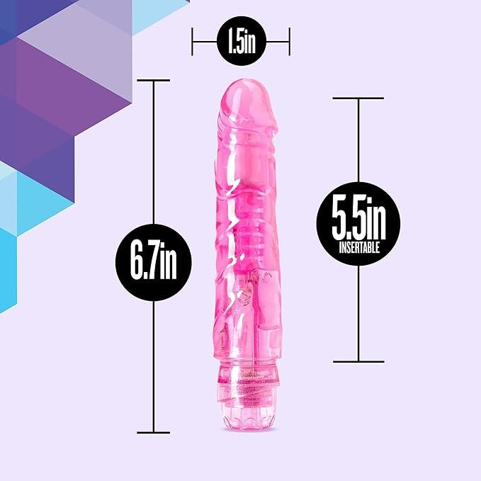 Blush Novelties Naturally Yours The Little One Vibrating Dildo 14cm Pink - - Vibrating Dildos