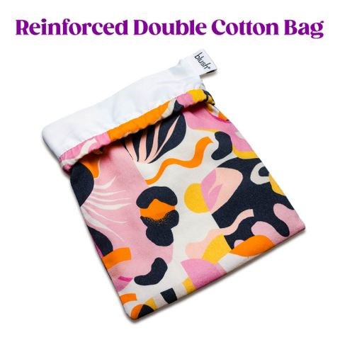 Blush Novelties The Collection Burst Cotton Toy Storage Bag - Vibrator Accessories