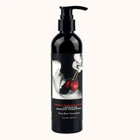 Earthly Body Edible Flavoured Deep Moisturising Massage Lotion 237 ml - Massage Oils and Lubricants