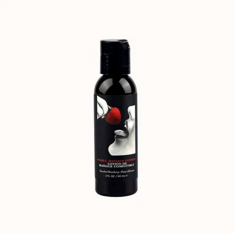 Earthly Body Edible Flavoured Massage Lotion 60 ml - Massage Oils and Lubricants