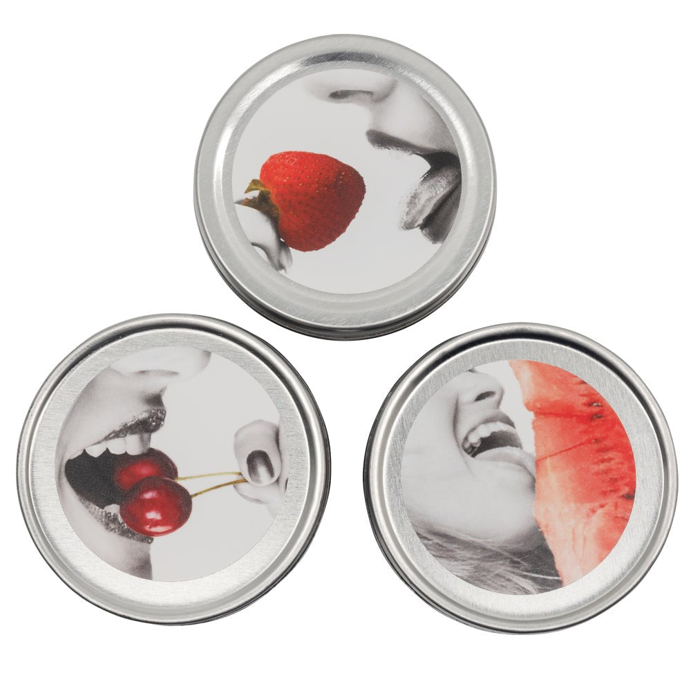 Earthly Body Edible Massage Candles Threesome 3 Pack - Sex Pheromones and Perfumes