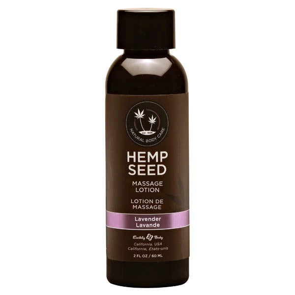 Earthly Body Hemp Seed Scented Adult Massage Lotion 59 ml - Massage Oils and Lubricants