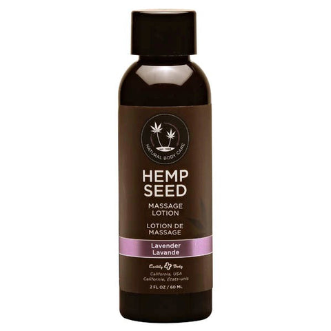 Earthly Body Hemp Seed Scented Adult Massage Lotion 59 ml - Massage Oils and Lubricants