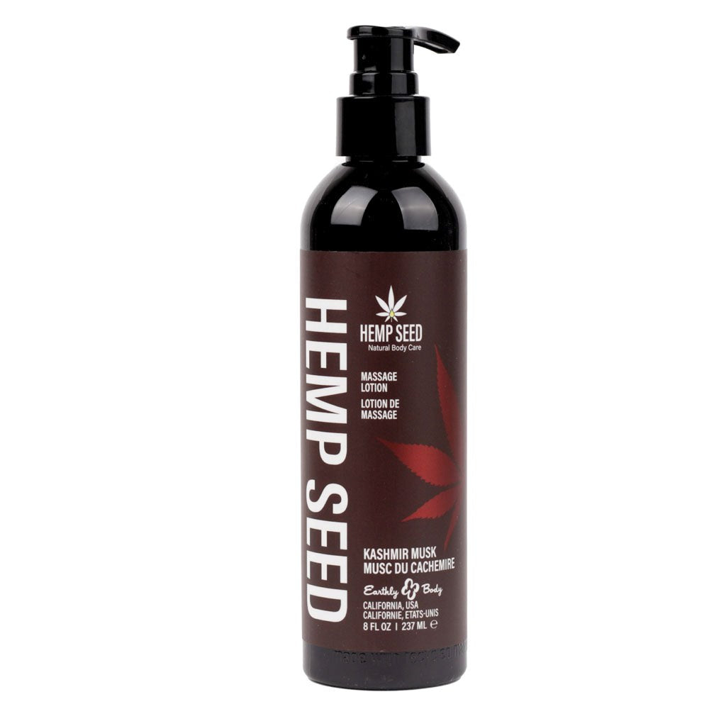 Earthly Body Hemp Seed Scented Massage Lotion 237ml - Massage Oils and Lubricants