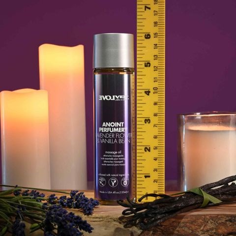 Evolved ANOINT PERFUMERY Lavender Flower & Vanilla Bean Massage Oil 120ml - Massage Oils and Lubricants