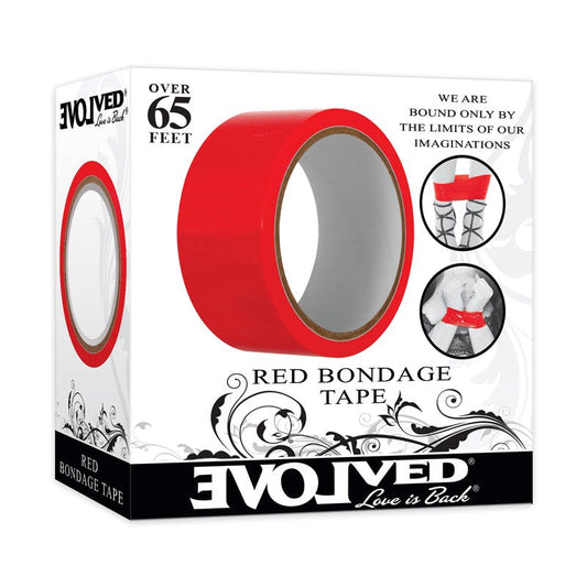 Evolved Bondage Tape 20m Red - Cuffs And Restraints
