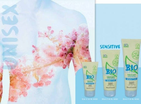 Hot Production HOT BIO Sensitive Water Based Lubricant 100ml - Water Based Lubes