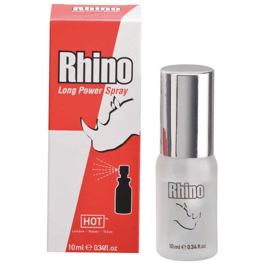 Hot Production HOT Rhino Long Power Enhancer Spray For Men 10ml - Delay and Excite Sprays