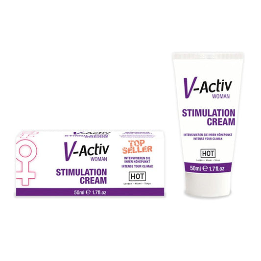 Hot Production HOT V Activ Stimulation Enhancer Cream for Women 50ml - Delay and Excite Sprays