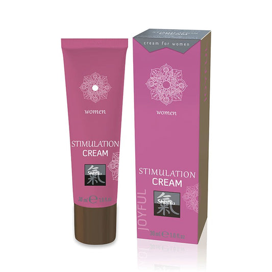 Hot Production SHIATSU Stimulation Cream for Women 30ml - Delay and Excite Sprays