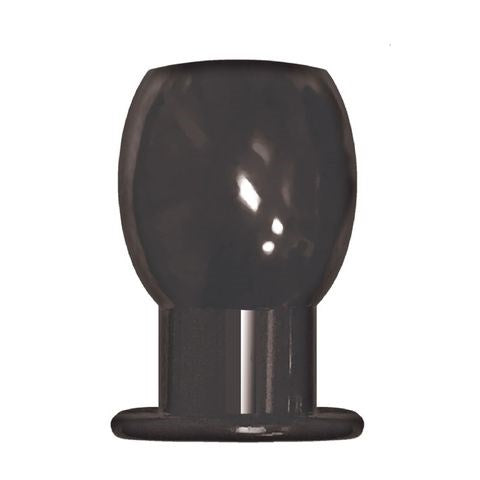 Icon Brands The 9s Port Hole Hollow Butt Plug Black - - Butt Plugs