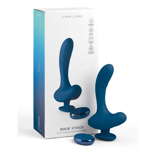 JimmyJane Solis Kyrios Rechargeable Prostate Massager Blue - Prostate Toys