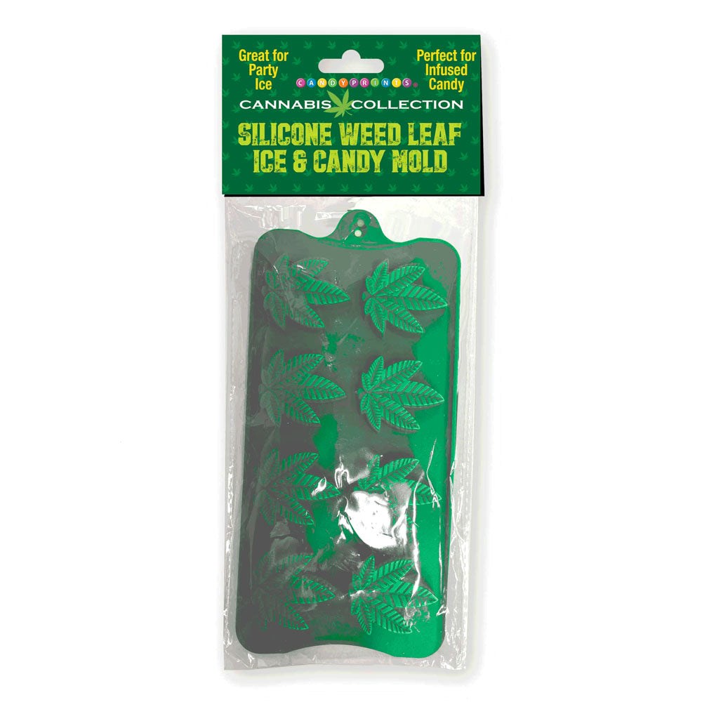 Little Genie Cannabis Silicone Weed Leaf Ice Mould - Party Gifts and Novelties
