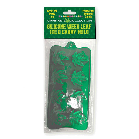 Little Genie Cannabis Silicone Weed Leaf Ice Mould - Party Gifts and Novelties