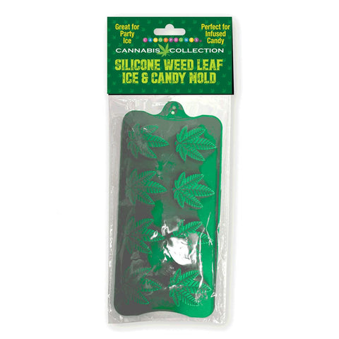 Little Genie Cannabis Silicone Weed Leaf Ice Mould - Party Gifts and Novelties