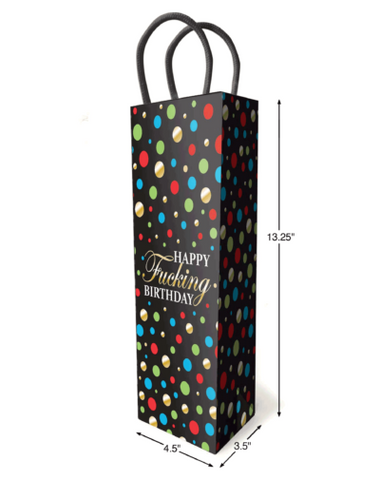 Little Genie Happy Fucking Birthday Naughty Gift Bag - Party Gifts and Novelties