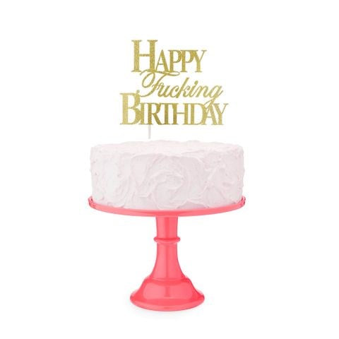 Little Genie Happy Fucking Birthday Novelty Cake Topper - Party Gifts and Novelties