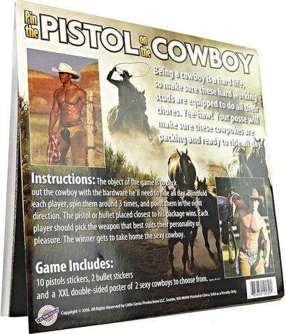 Little Genie Pin The Pistol On The Cowboy Hens Party Game - Sex Games, Coupons and Tricks