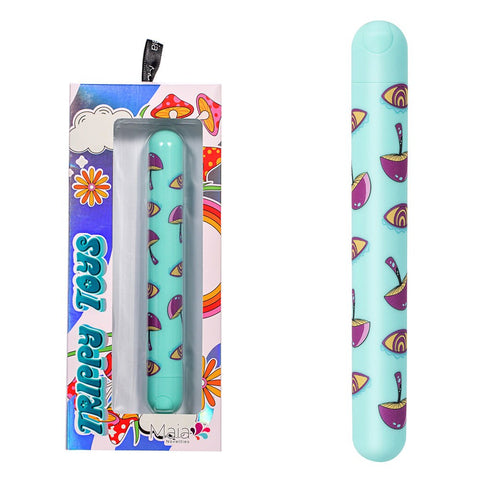 Maia LUCY XL Mushroom Pattern Rechargeable Bullet Vibrator - Bullet Vibrators