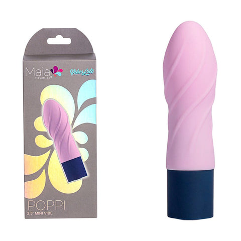 Maia POPPI USB Rechargeable Bullet Vibrator Light Pink - Bullet Vibrators