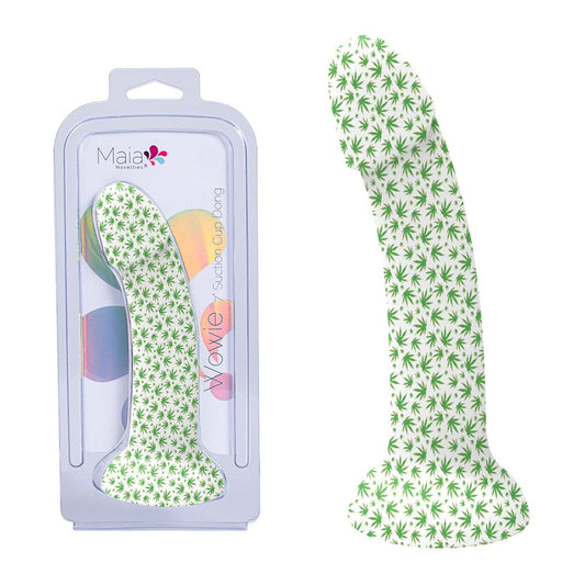 Maia WOWIE Glow In Dark Realistic Dong White - Realistic Dildos