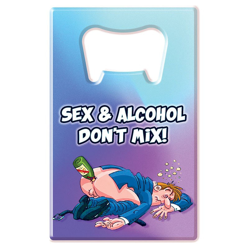 Ozze Creations Sex & Alcohol Dont Mix Novelty Bottle Opener - Party Gifts and Novelties