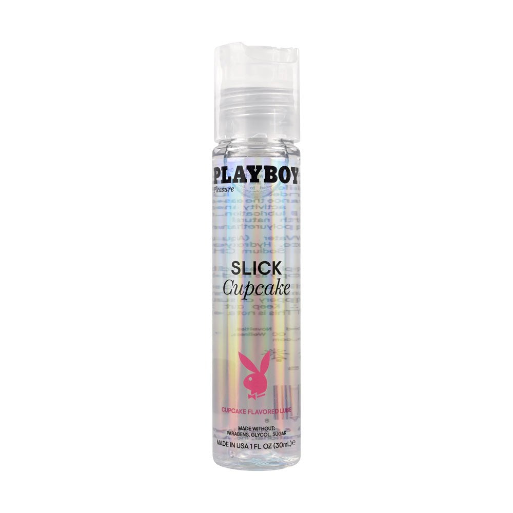 Playboy Pleasure SLICK Cupcake Flavoured Water Based Lubricant - Water Based Lubes
