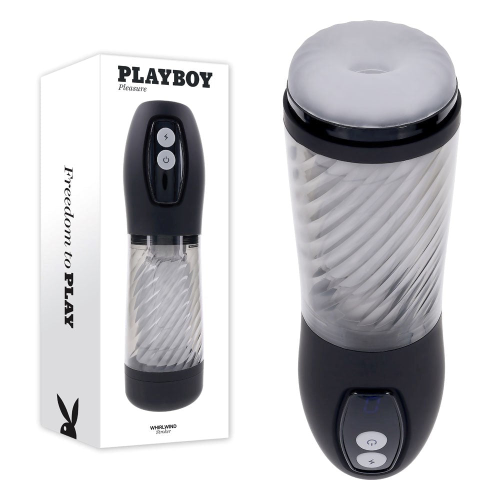 Playboy Pleasure WHIRLWIND Rechargeable Male Masturbator - Masturbators and Strokers