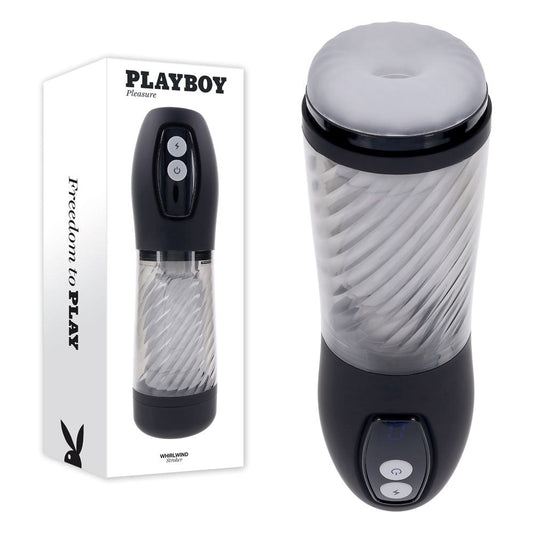 Playboy Pleasure WHIRLWIND Rechargeable Male Masturbator - Masturbators and Strokers