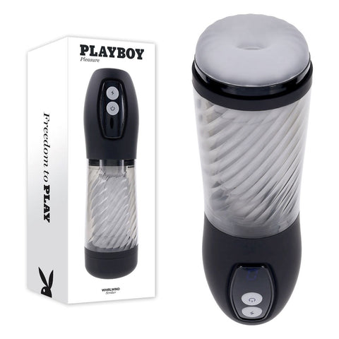 Playboy Pleasure WHIRLWIND Rechargeable Male Masturbator - Masturbators and Strokers