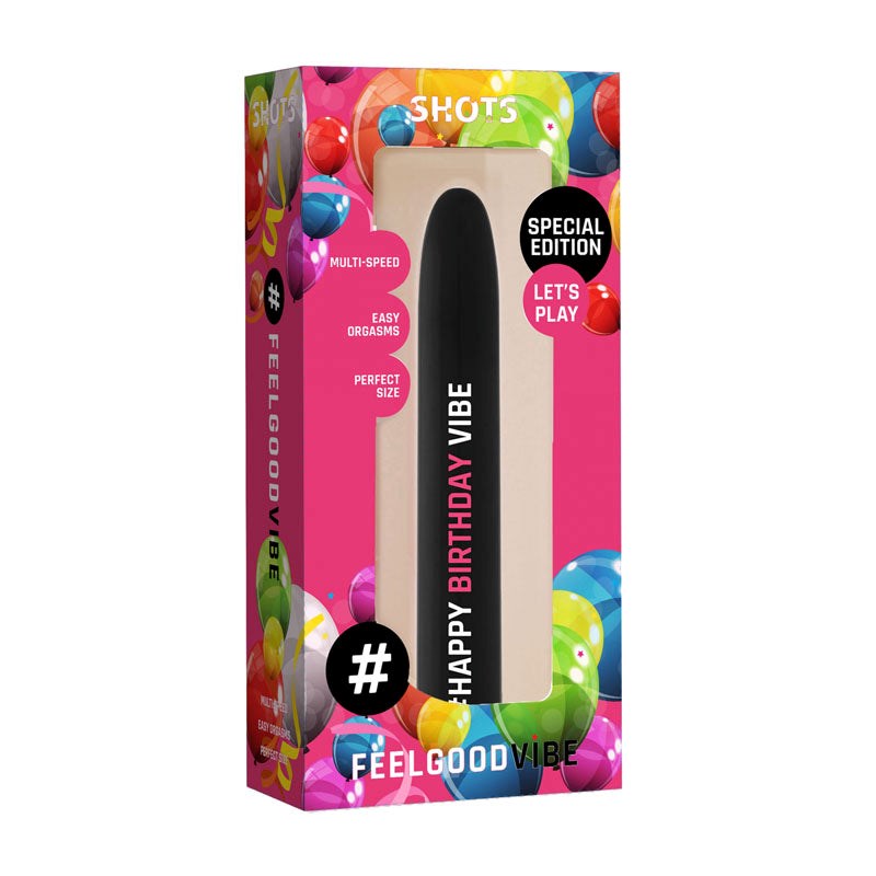 Shots Toys Feelgood HappyBirthday Bullet Vibrator - Bullet Vibrators