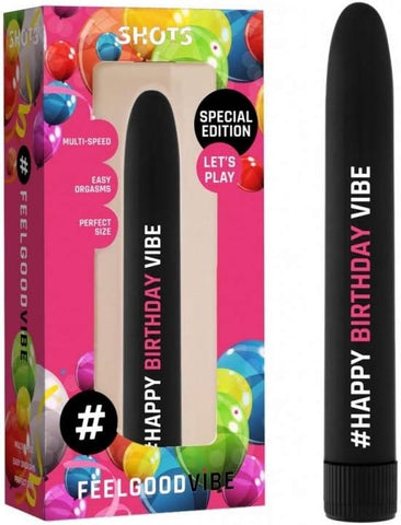 Shots Toys Feelgood HappyBirthday Bullet Vibrator - Bullet Vibrators