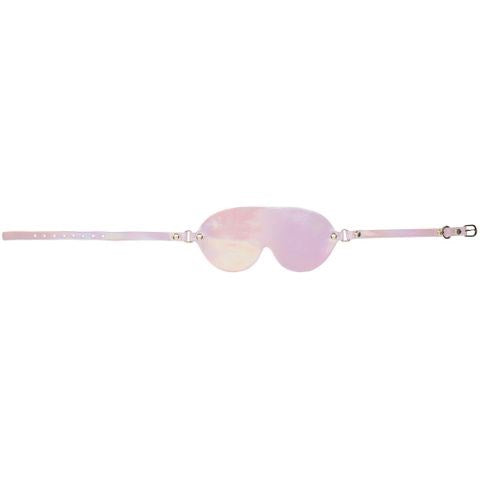 Shots Toys OUCH Paris Collection BDSM Play Blindfold Pink - Masks And Blindfolds
